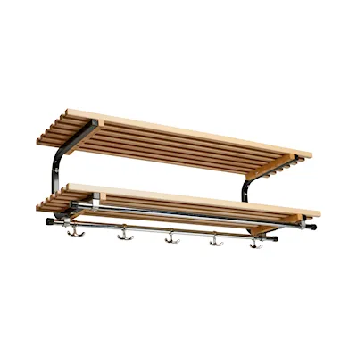 Sara hat rack beech/black / 80 cm