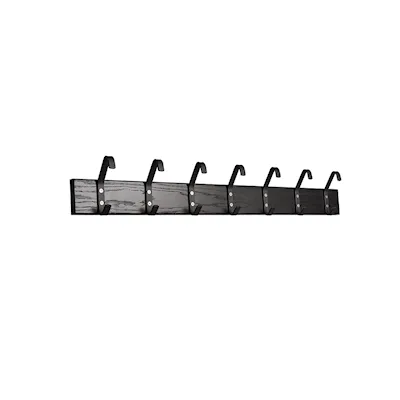 Hakenleiste 2 schwarz/schwarz / 135 cm