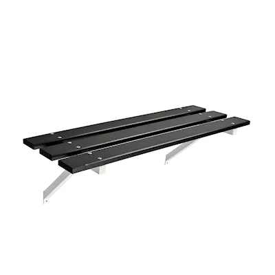 Sittebenk 67 svart/hvit / 105 cm