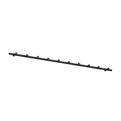 Classic hook strip black/black / 100 cm