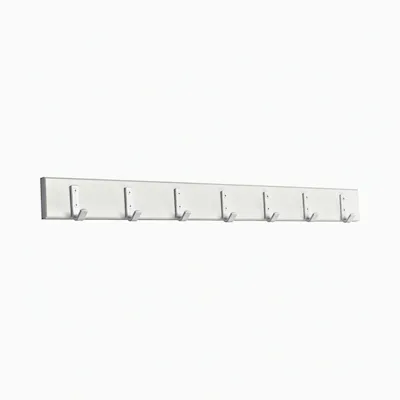 Hook strip 1 white/white / 75 cm