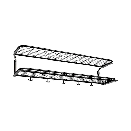 Classic hatthylla 1100 mm Svart Krom