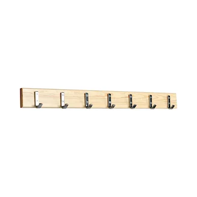 Knaggrekke 1 furu/krom / 105 cm