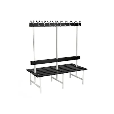 Sittbänk 69 svart/vit / 150 cm