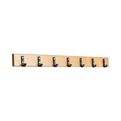 Knaggrekke 1 bøk/svart / 150 cm