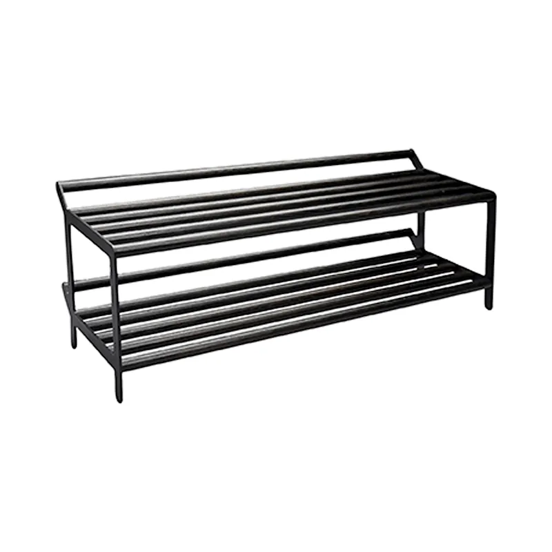 Tamburin skohylle 1000mm Svartbeiset eik Svart produktbilde 