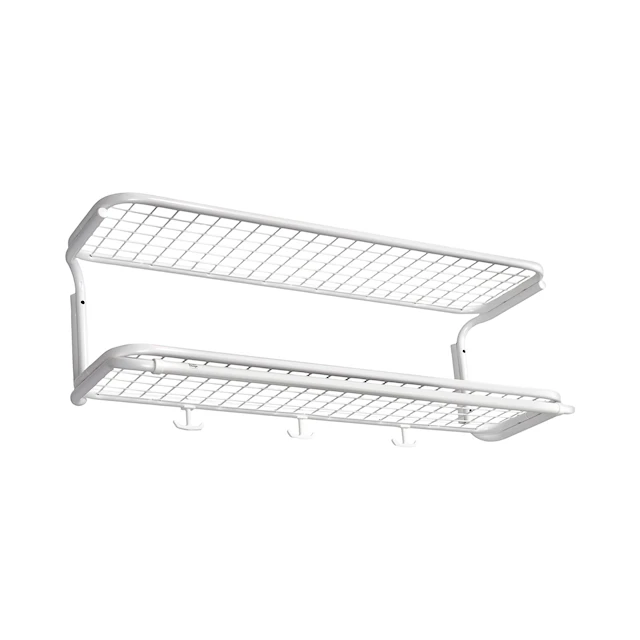 Classic hattehylle 800 mm Hvit Hvit