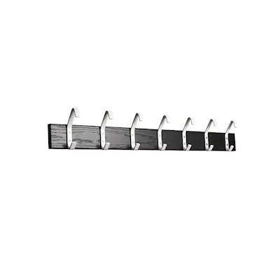 Hakenleiste 2 schwarz/weiß / 135 cm
