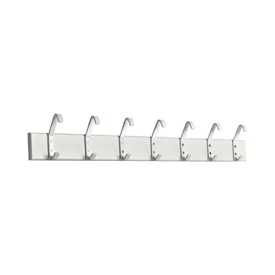 Hakenleiste 2 weiß/weiß / 150 cm