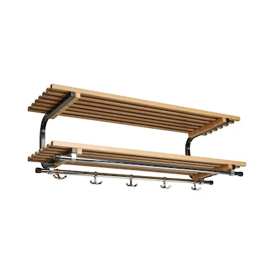 Sara hat rack oak/black / 80 cm