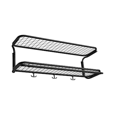 Classic hat rack black/black / 80 cm
