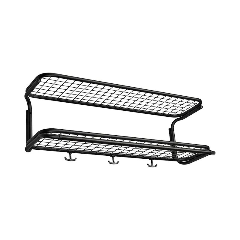 Classic hatthylla 800 mm Svart Svart produktbild 