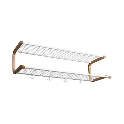 Anna hat rack white/beech / 60 cm