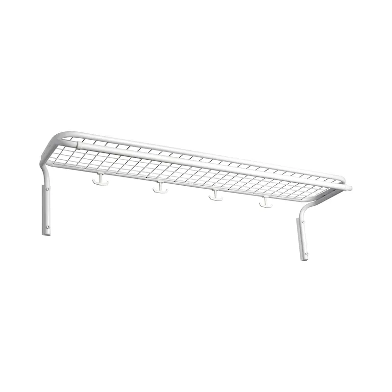 Classic hat rack single 1200 mm White White-1