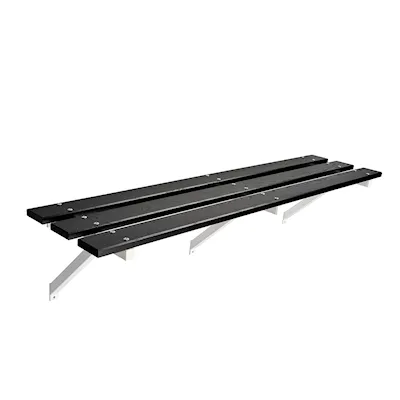 Sittebenk 67 svart/hvit / 150 cm