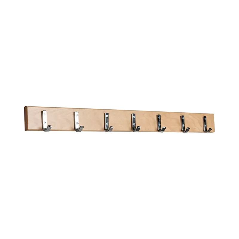 Hook strip 1 1350 mm Beech Chrome-1