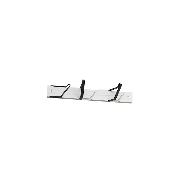 Tamburin knaggrekke 315 mm Hvit Svart