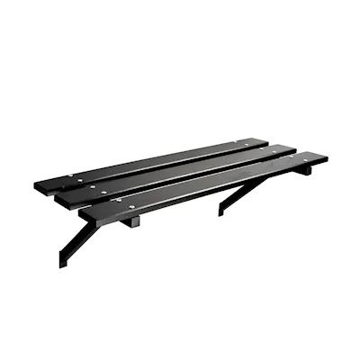 Sittebenk 67 svart/svart / 105 cm