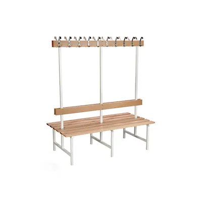 Sittbänk 69 bok/vit / 150 cm