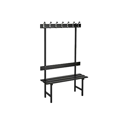 Sitzbank 70 schwarz/schwarz / 105 cm