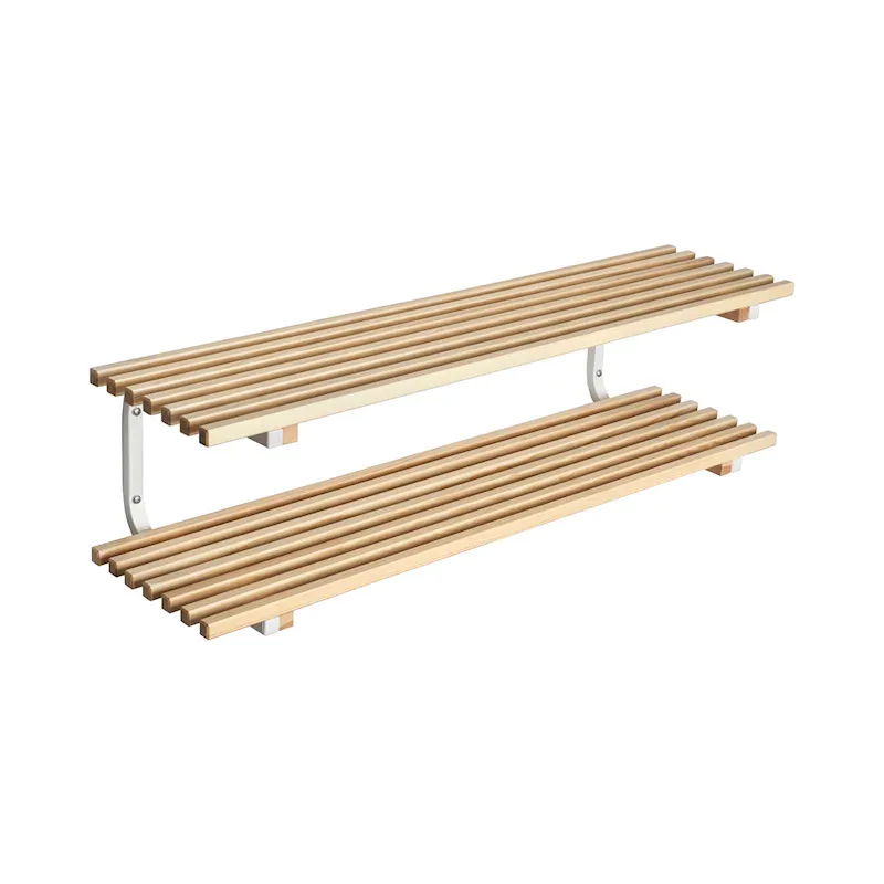 Sara skohylla vägghängd 1200 mm Furu Vit produktbild 