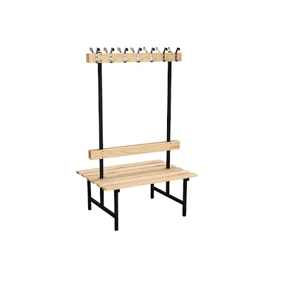 Sittbänk 69 furu/svart / 105 cm