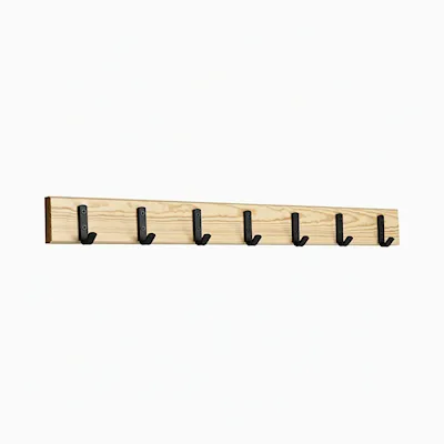 Hook strip 1 pinewood/black / 150 cm
