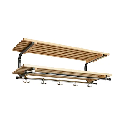 Sara hat rack pinewood/black / 120 cm