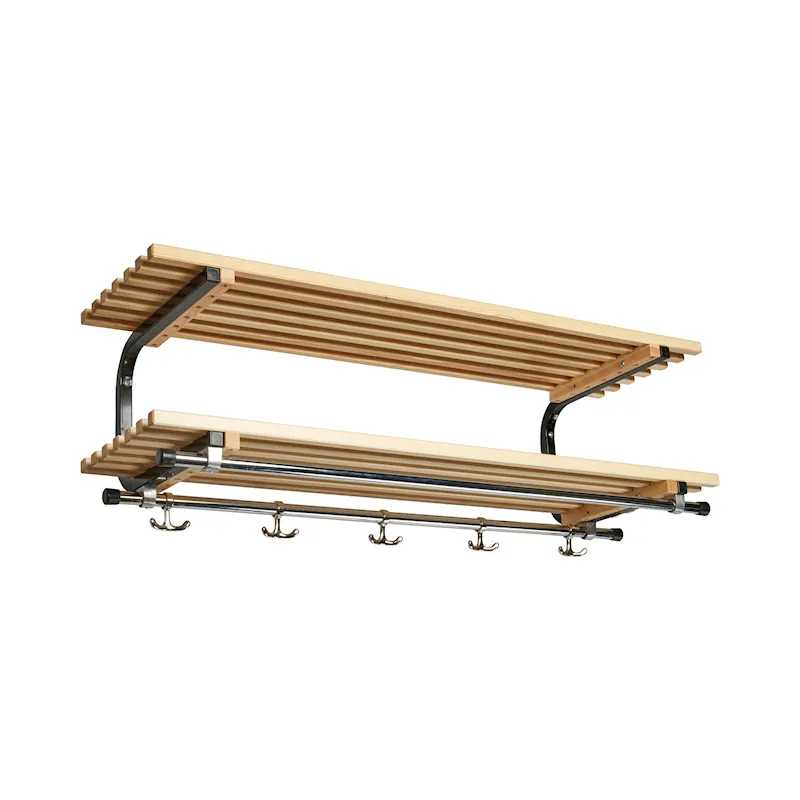 Sara hat rack 1200 mm Pinewood Black - 1