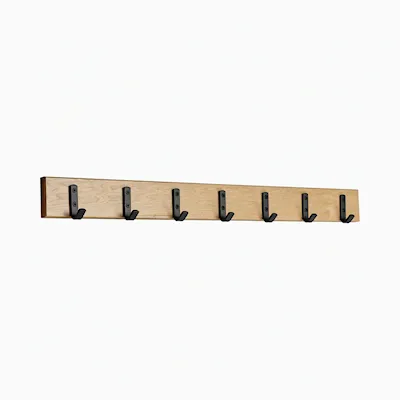 Hook strip 1 oak/black / 105 cm