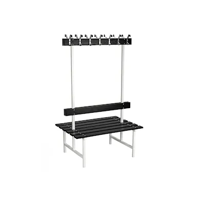 Sittbänk 69 svart/vit / 105 cm