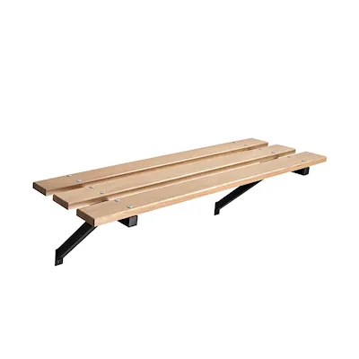 Sittebenk 67 eik/svart / 105 cm