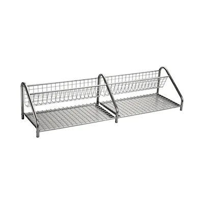 Funk skohylle rustfritt stål/rustfritt stål / 122 cm
