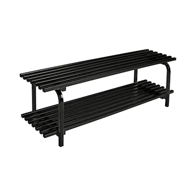 Sara Schuhregal freistehend schwarz/schwarz / 60 cm