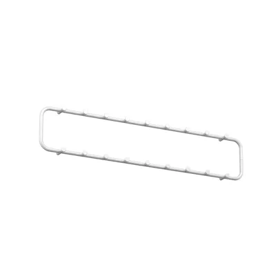 Classic Kleshengere hvit/hvit / 100 cm