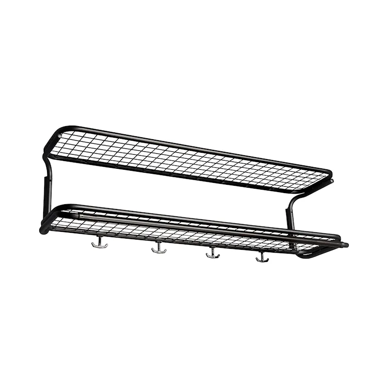 Classic hat rack 1000 mm Black Black product image 