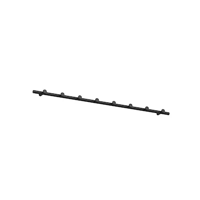 Classic hook strip black/black / 80 cm