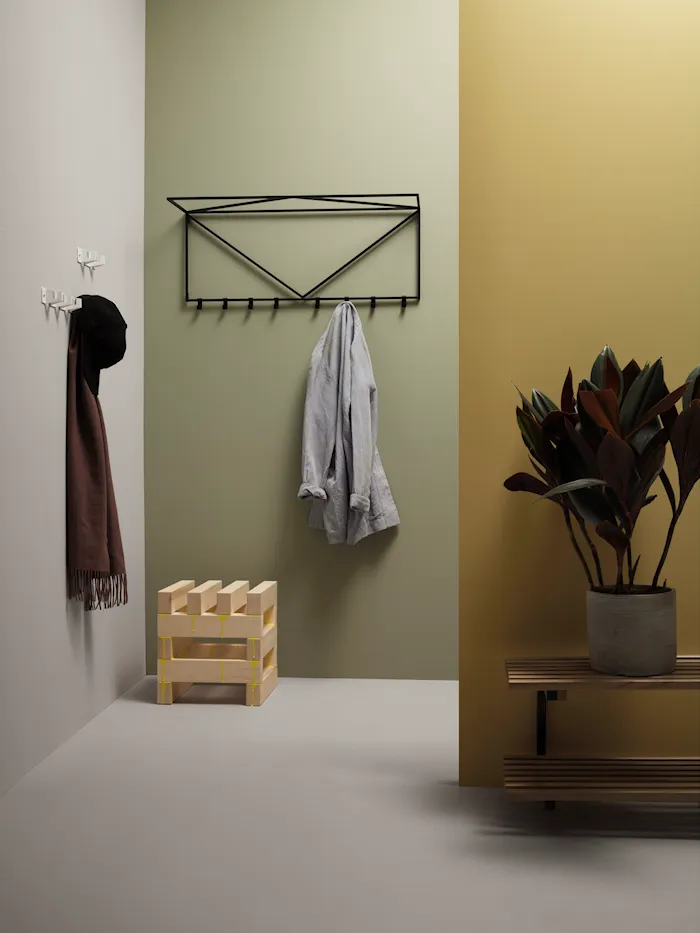 Sara shoe rack wall-mounted