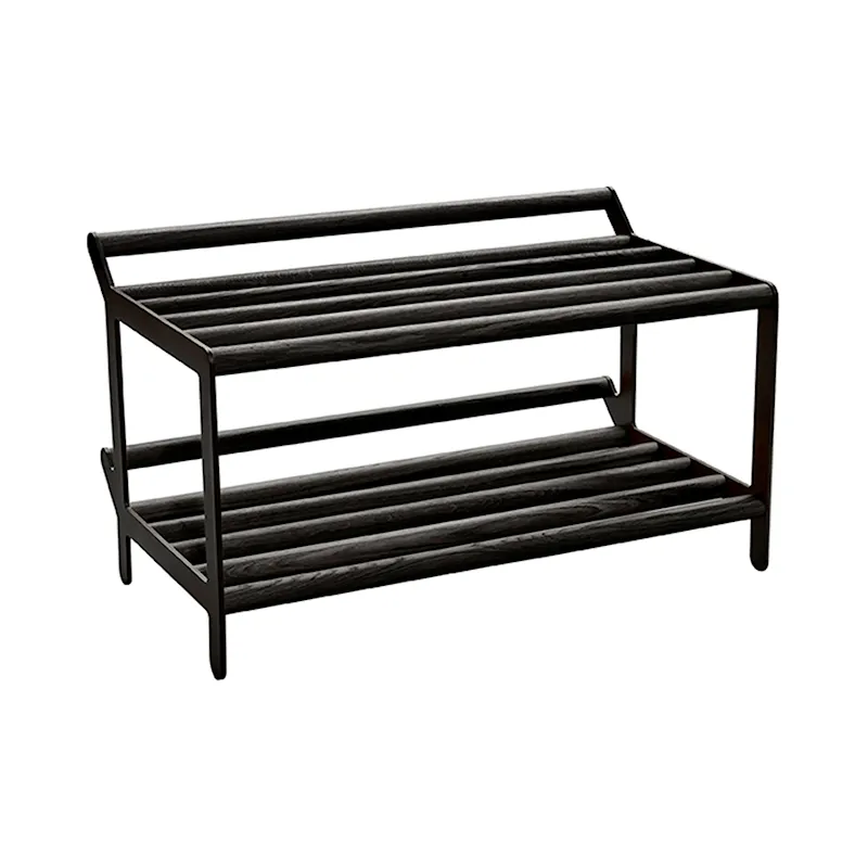 Tamburin skohylla 600mm Svartbetsad ek Svart produktbild 