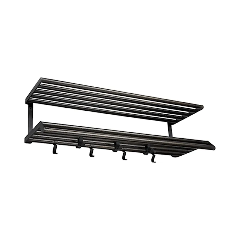 Tamburin hatthylla 1000mm Svartbetsad ek Svart produktbild 