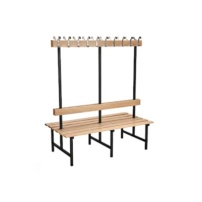 Sittbänk 69 ek/svart / 150 cm