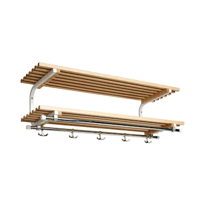 Sara hat rack birch/white / 80 cm