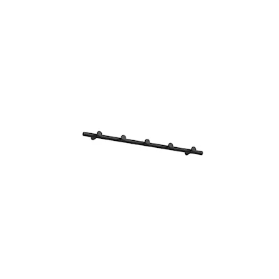 Classic hook strip black/black / 50 cm