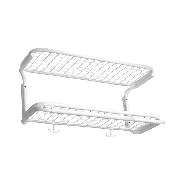 Classic Circular hat rack double L=600 mm white/white assembled