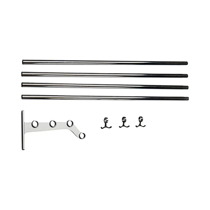 Nostalgi 291 hatthylla påbyggnad Krom Aluminium - 1
