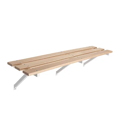 Sittebenk 67 bøk/hvit / 150 cm