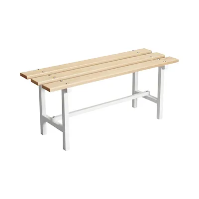 Bench 68 pinewood/white / 90 cm