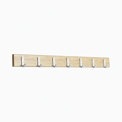 Hook strip 1 pinewood/white / 60 cm