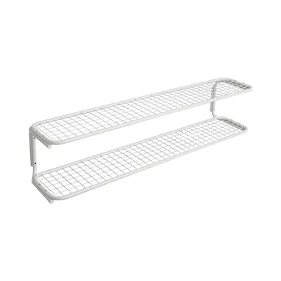 Classic shoe rack white/white / 110 cm