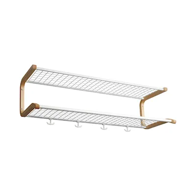 Anna hat rack white/birch / 60 cm